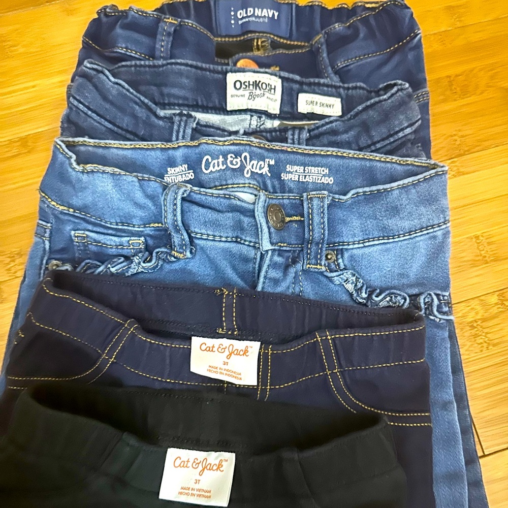 Girls 3T Jean/Jegging lot